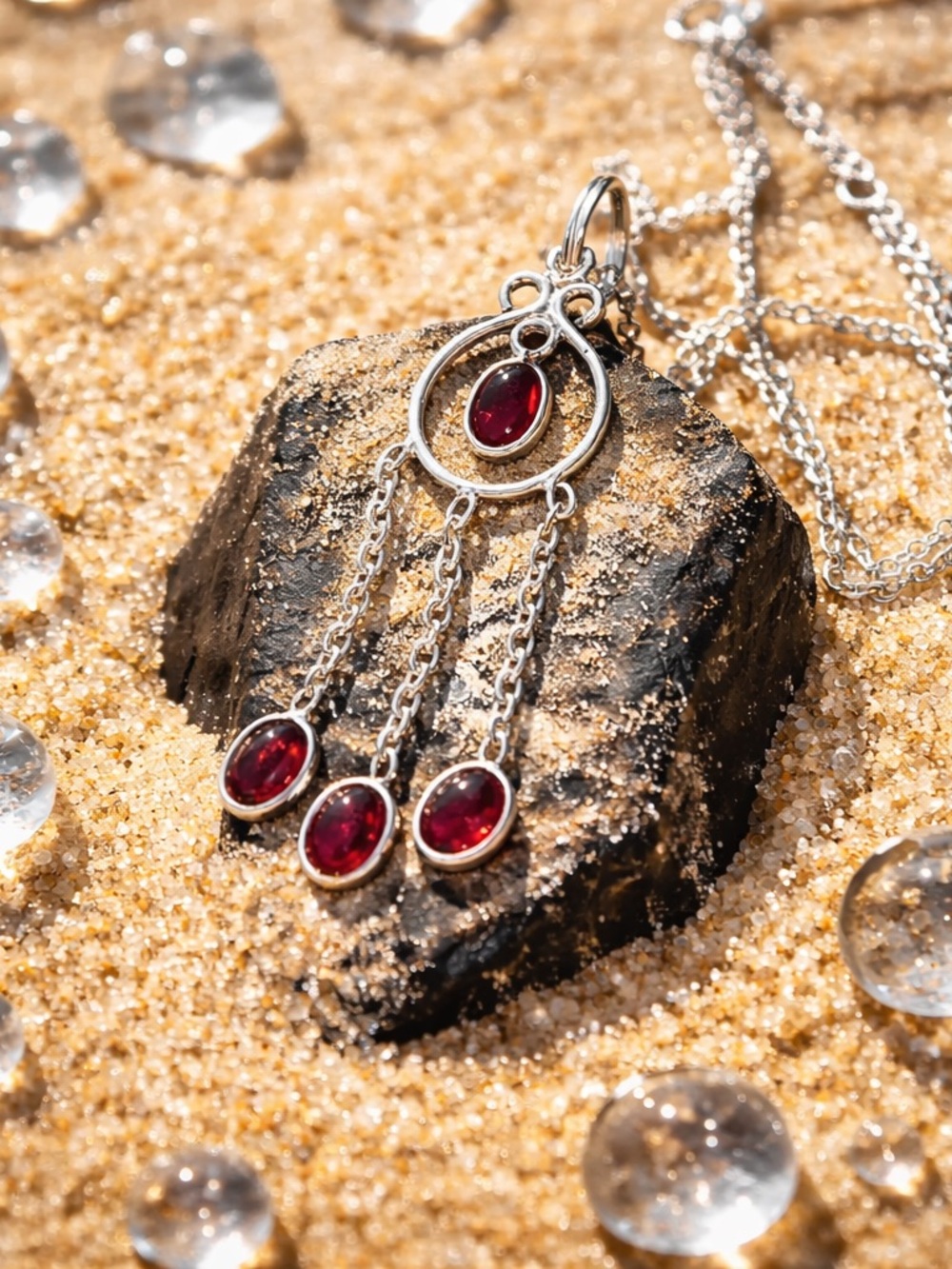 NEW! Garnet Necklace